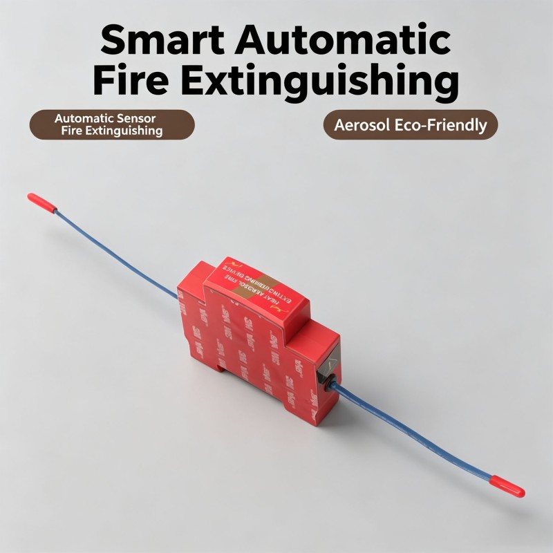 Aierway Heat Aerosol Fire Extinguishing Device QRR0.01G Automatic Cabinet Fire Suppression Unit