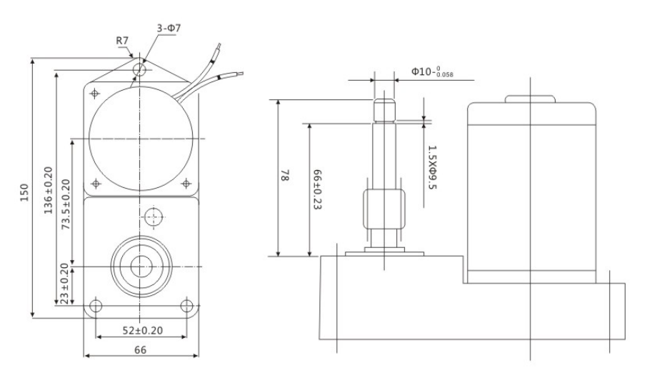 59ZY-CJ02 permanent magnet DC motor